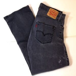 Vintage Mens Levi Strauss & Co 559 Relaxed Fit Red Tab Jeans Tag Sz 34x32 Black